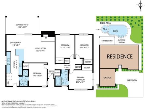 6812  Anthony  , Garden Grove, CA